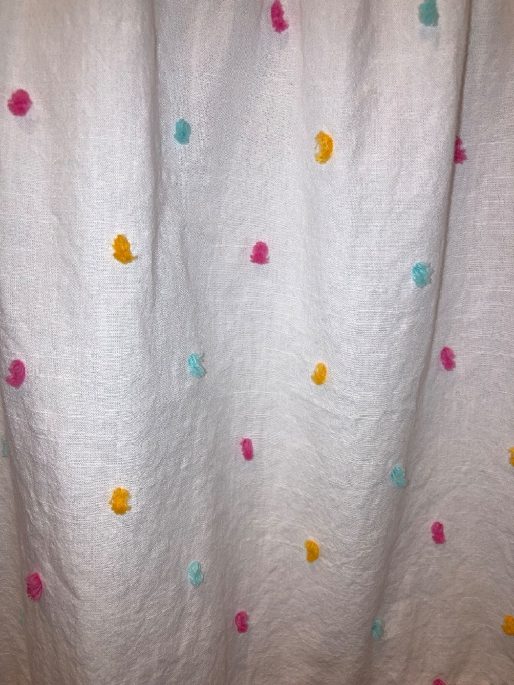 Crown & ivy White Sleeveless Maxi Dress with Colorful Embroidery - Size: 10 - Picture 10 of 13